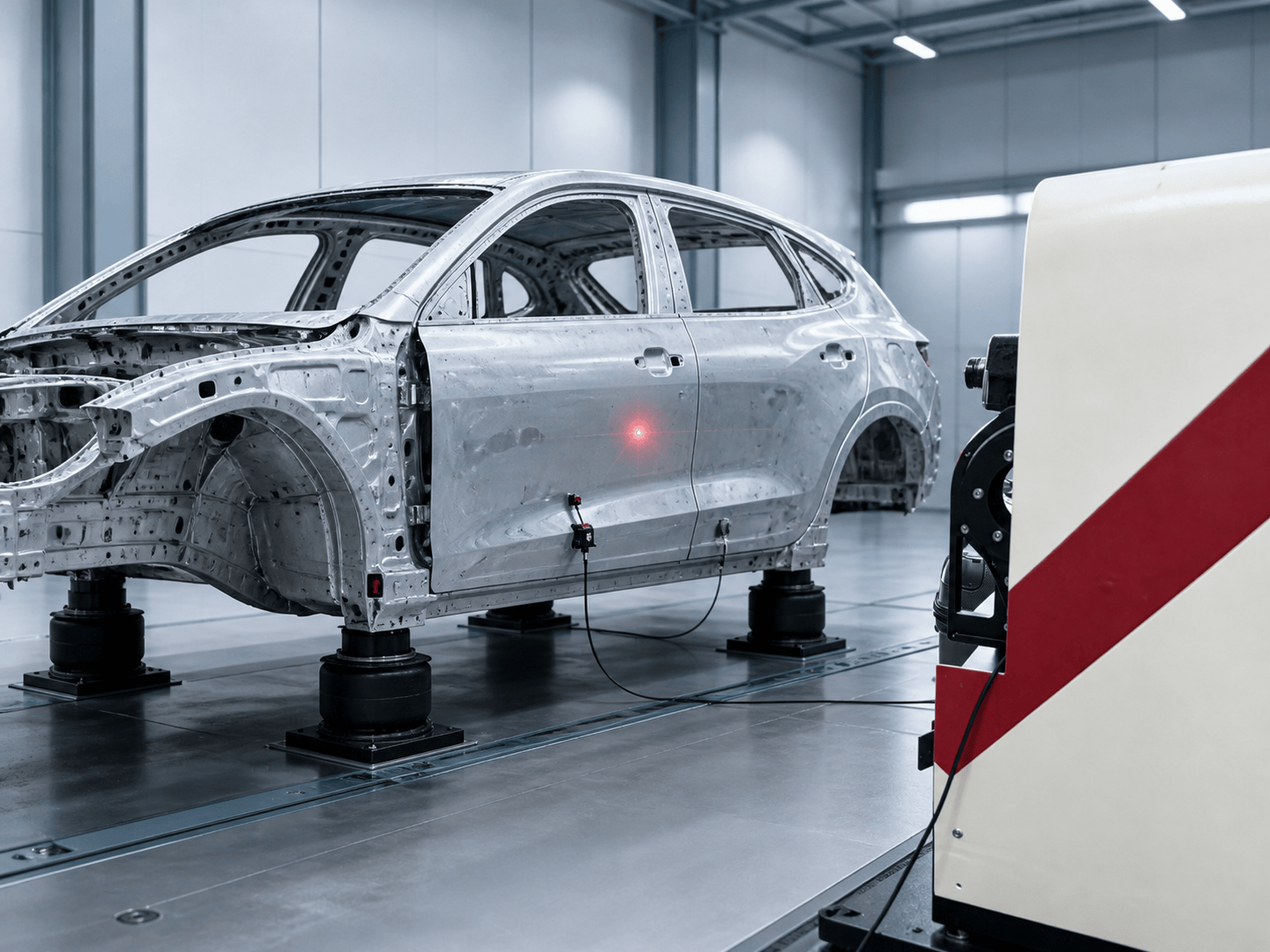 Automotive non-contact vibration and NVH testing application
